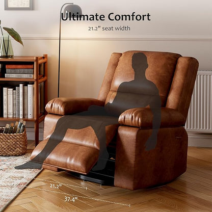PU Leather Electric Power Lift Chair, Recliner Massage Chair with Remote Control and Side Pocket for Elderly, Power Lift Recliner Sofa with Heat and Massage for Living Room, Bedroom, Black