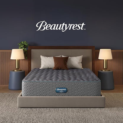 Beautyrest Days End Plush 14" Mattress - Twin - Cooling Tech, Supportive Durable Pocketed Coils, Pressure Relief, Motion Separation; 100 Night Sleep Trial and 10 Year Warranty