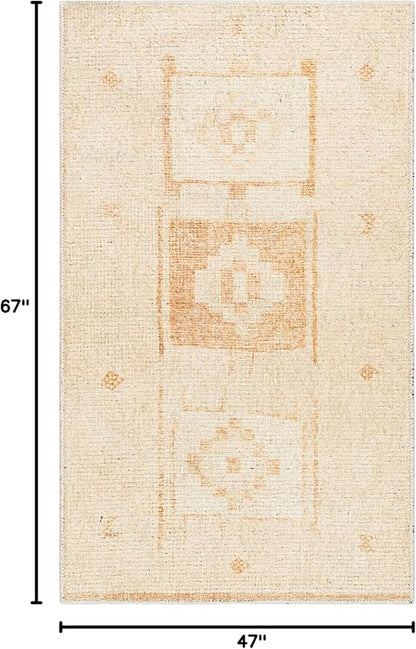 Livabliss x Becki Owens Solana Medallion Area Rug , 3'11" x 5'7", Peach