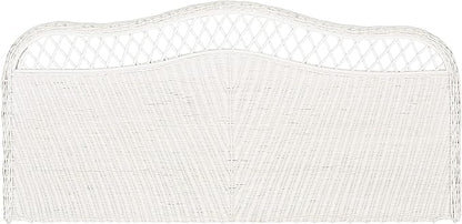 Safavieh Home Collection Sephina White Rattan Headboard (Queen)