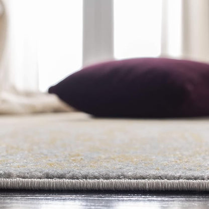 SAFAVIEH Evoke Collection Runner Rug - 2'2" x 11', Ivory & Gold, Distressed Design, Non-Shedding & Easy to Clean, Ideal for Foyer, Bedroom, Kitchen, Hallway (EVK256B)