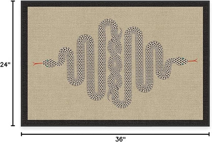 RUGGABLE x Jonathan Adler Machine Washable Modern Area Rug – Venom Neutral 2x3, Stain-Resistant, Non-Slip – Small Rugs for Living Room, Bedroom, Hallway, Entryway & Bathroom–with Standard Pad