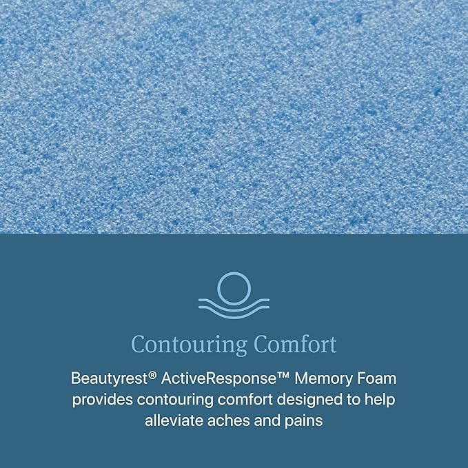 Beautyrest Days End Medium Firm 12" Hybrid Mattress - Twin - Cooling Tech, Supportive Durable Pocketed Coils, Pressure Relief, Motion Separation; 100 Night Sleep Trial and 10 Year Warranty