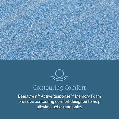 Beautyrest Days End Medium Firm 12" Hybrid Mattress - Queen - Cooling Tech, Supportive Durable Pocketed Coils, Pressure Relief, Motion Separation; 100 Night Sleep Trial and 10 Year Warranty