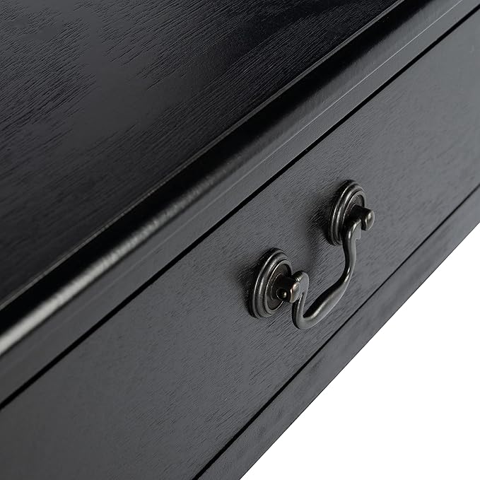 SAFAVIEH Home Collection Athena Black 2-Drawer Console Table