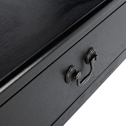 SAFAVIEH Home Collection Athena Black 2-Drawer Console Table