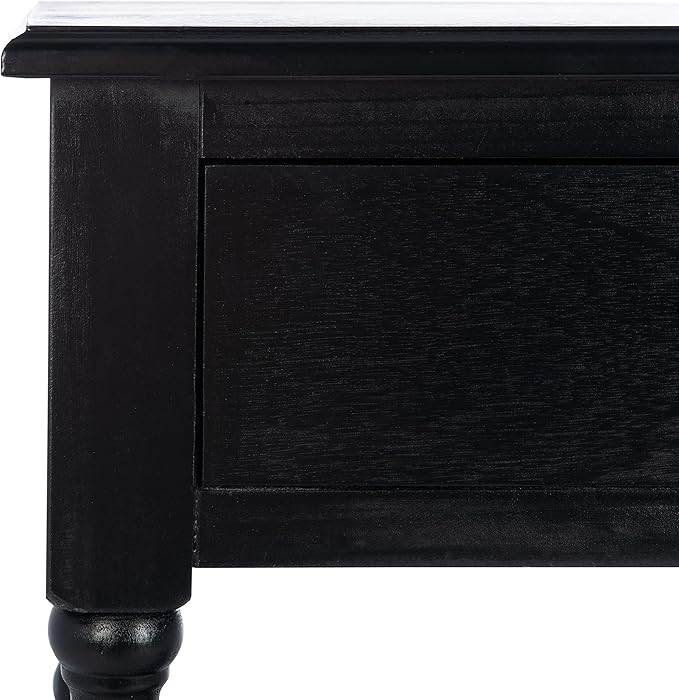 SAFAVIEH Home Collection Athena Black 2-Drawer Console Table