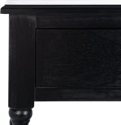 SAFAVIEH Home Collection Athena Black 2-Drawer Console Table
