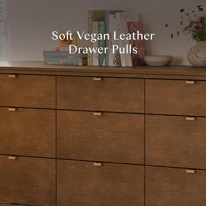 Babyletto Bondi 9-Drawer Baby Dresser for Nursery - GREENGUARD Gold Certified - Wooden Chest of Drawers for Kids, Boys & Girls - Assembled Sustainable Wood Kids Dresser for Bedroom - Natural Walnut