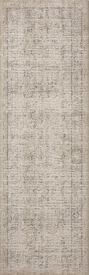 Loloi Amber Lewis Alie Collection ALE-03 Taupe/Dove 2'-7'' x 7'-9'', .13'' Pile Height, Runner Rug