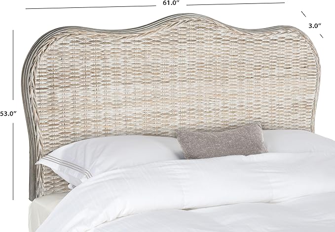 Safavieh Home Collection Imelda White Washed Headboard (King)