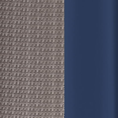 Flash Furniture Aransas Series 4 Piece Gray Patio Set with Steel Frame and Navy Cushions