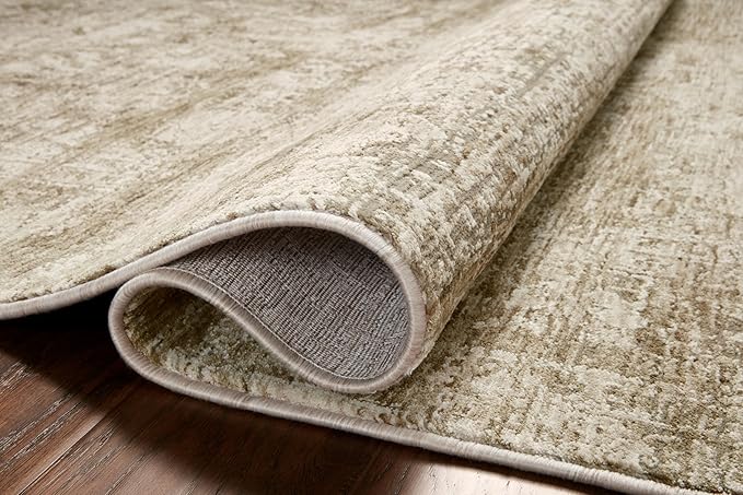Loloi Amber Lewis Honora Collection HON-01 Khaki/Beige 6'-7" x 9'-2" Area Rug