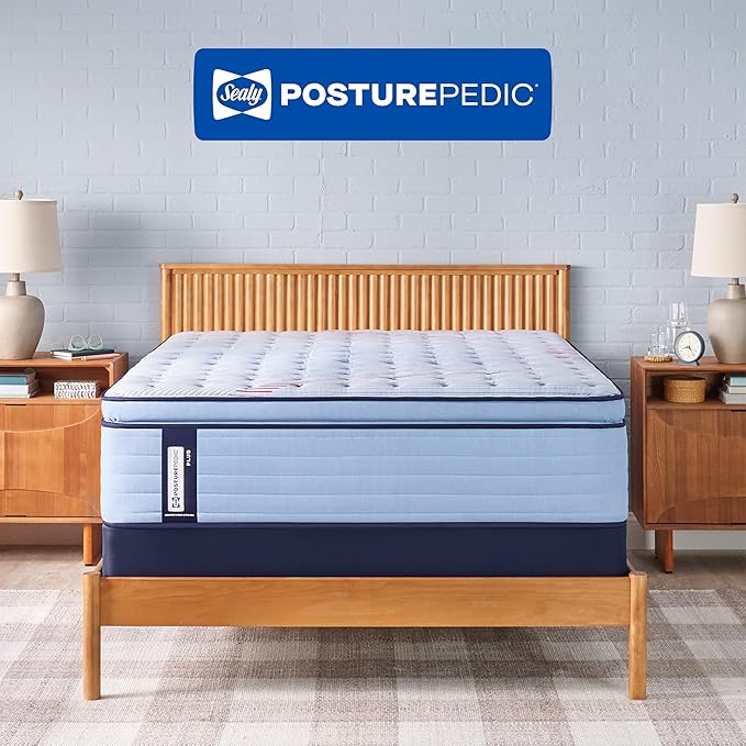 Sealy Posturepedic® Plus Glenshaw 15" Medium Pillowtop Innerspring Mattress - Queen