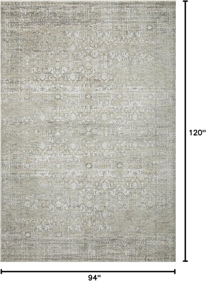 Loloi Amber Lewis Honora Collection HON-04 Grey/Beige 7'-10" x 10' Area Rug