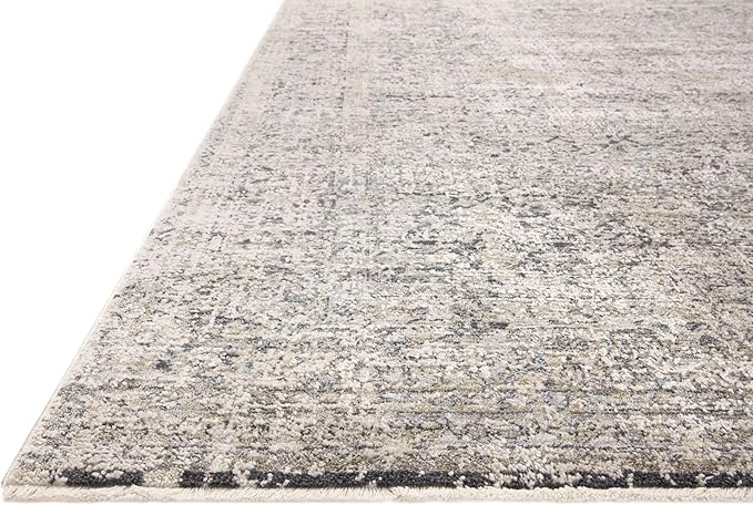 Loloi Amber Lewis Alie Collection ALE-01 Stone/Mist 5'-3'' x 7'-9'', .13'' Pile Height, Area Rug