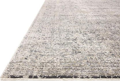Loloi Amber Lewis Alie Collection ALE-01 Stone/Mist 5'-3'' x 7'-9'', .13'' Pile Height, Area Rug