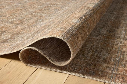 Loloi Amber Lewis Molly Collection MOL-06 Gold/Blue 9'-6" x 13'-6" Low Pile Area Rug