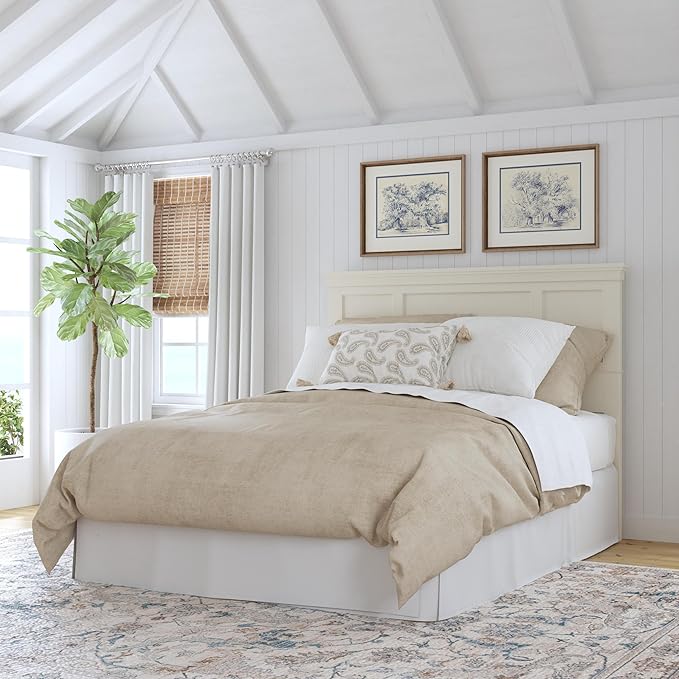 Homestyles Naples Off-White Queen Headboard