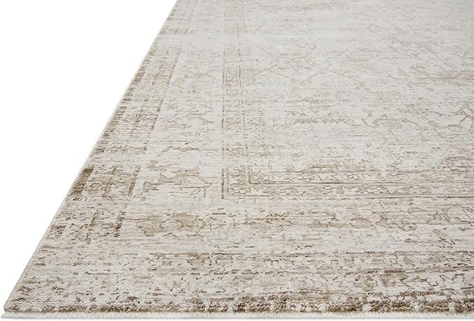 Loloi Amber Lewis Honora Collection HON-01 Ivory/Natural 9'-6" x 13' Area Rug