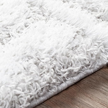 Livabliss Hapsburg Moroccan Shag Area Rug, 7'10" x 10'2", Light Gray