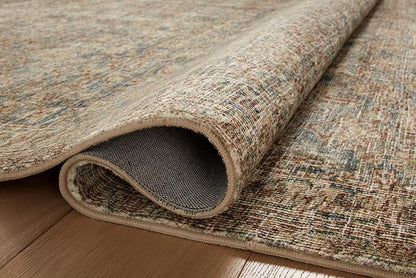 Loloi Amber Lewis Morgan Collection MOG-04 Sea/Sage 9'-6" x 13'-6" 38" Thick Area Rug feat. CloudPile, Neutral, Room Décor, Vintage Inspired, Livingroom, Bedroom, Dining Area