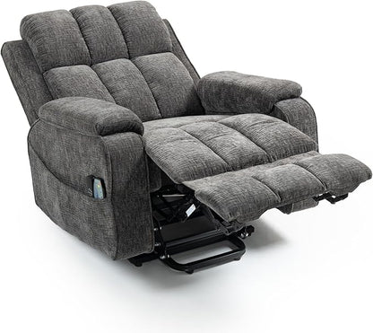 Lazy Boy Recliner Chair, Postoperative Recovery，Retractable 23'' Extra-Long Leg Support Lift Chair Hold up to 400lb，25.5'' Oversized Recliner seat for Big and Tall