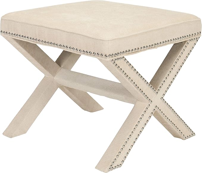 Safavieh Mercer Collection Palmer Ottoman, Taupe