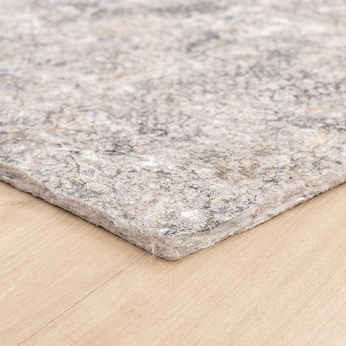 Mohawk Home 2' x 12' Non Slip Rug Pad Gripper 3/8 Thick Dual Surface Felt + Rubber Gripper - Safe for All Floors