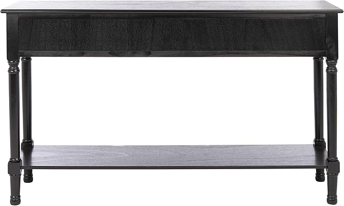 SAFAVIEH Home Collection Landers Black 3-Drawer Console Table CNS5711B