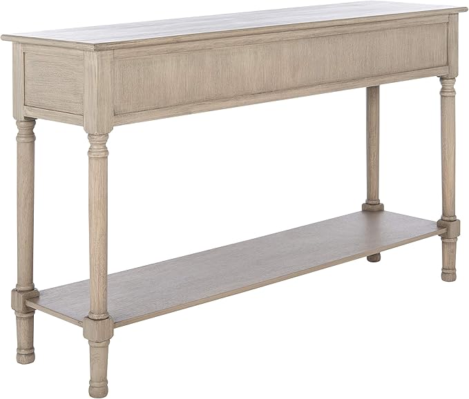 SAFAVIEH Home Collection Landers Greige 3-Drawer Console Table CNS5711D