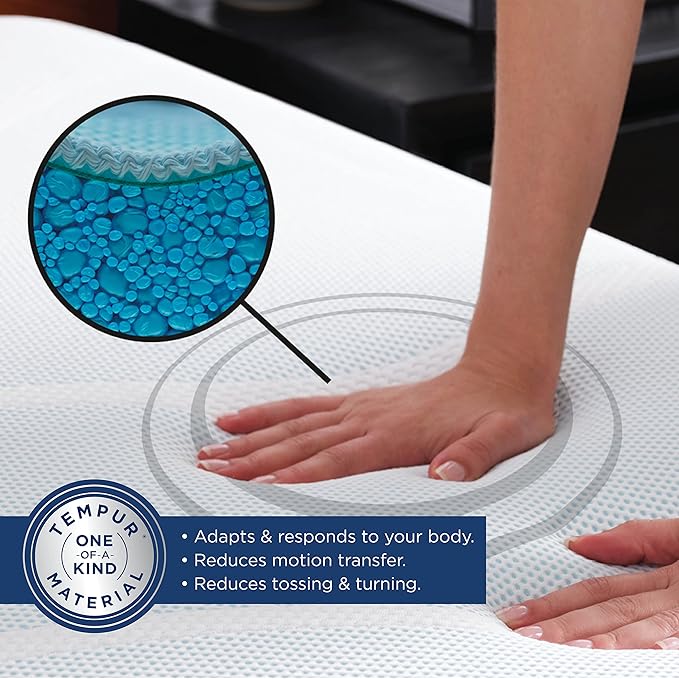 Tempur-Pedic Tempur -Cloud 2-Inch Mattress Topper, Twin XL, White