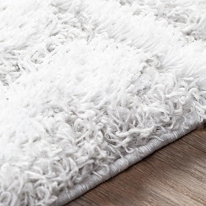 Livabliss Hapsburg Moroccan Shag Area Rug, 5'3" x 7'3", Light Gray
