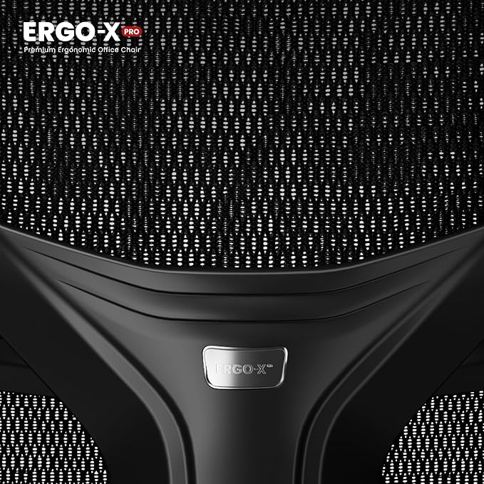 FLEXISPOT ErgoX-PRO Ergonomic Office Chair Black – Cloudtech Cushion, 5D Lumbar, 7D Armrests, 4D Headrest, 551LBS Capacity – Office, Gaming, Home