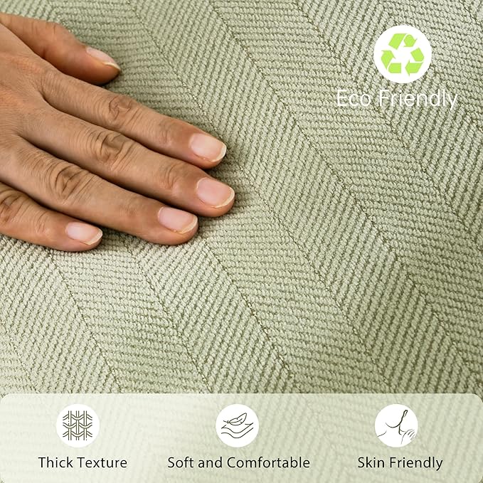 ZWJD Sage Green Pillow Covers 26x26 Set of 2 Chenille Throw Pillow Covers with Elegant Design Soft and Luxurious Decorative Throw Pillows for Couch, Bed, and Home Decor