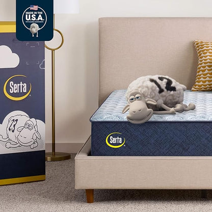 Serta Sleeptrue Firm 12" King Memory Foam Mattress in a Box, Cooling, Breathable, and Pressure Relieving - 100 Night Trial, CertiPUR-US Certified and 10 Year Limited Warranty