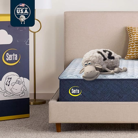 Serta Sleeptrue Firm 12" King Memory Foam Mattress in a Box, Cooling, Breathable, and Pressure Relieving - 100 Night Trial, CertiPUR-US Certified and 10 Year Limited Warranty