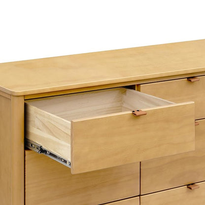 Babyletto Bondi 9-Drawer Baby Dresser for Nursery - GREENGUARD Gold Certified - Wooden Chest of Drawers for Kids, Boys & Girls - Assembled Sustainable Wood Kids Dresser for Bedroom - Honey