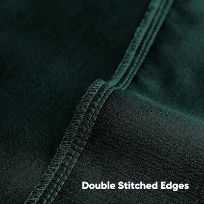 FUTEI Teal Chenille Decorative Throw Pillow Covers 18x18 Inch Set of 2,Soft Cozy Faux Linen Textured Cushion Case,Farmhouse Home Decor for Couch Living Room