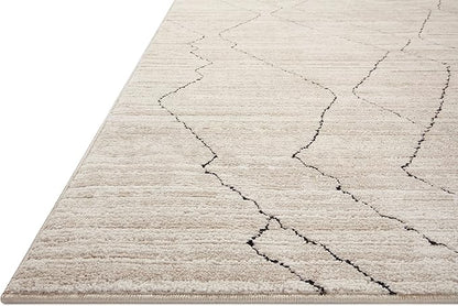Loloi Darby Collection DAR-03 Sand/Charcoal 7'-10" x 10' Area Rug