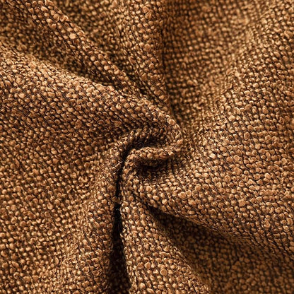 Foindtower Pack of 2, Decorative Textured Boucle Throw Pillow Covers Neutral Accent Solid Pillow Cases Cozy Soft Couch Cushion Case for Chair Sofa Bedroom Living Room Home Decor 22x22 Inch Hazel Brown