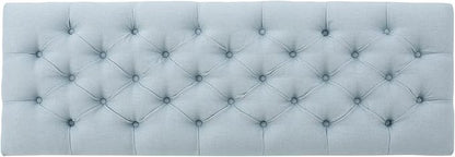 Christopher Knight Home Ottilie Fabric Storage Ottoman, Light Sky, Dimensions: 17.50 inches deep x 51.00 inches wide x 17.00 inches high.