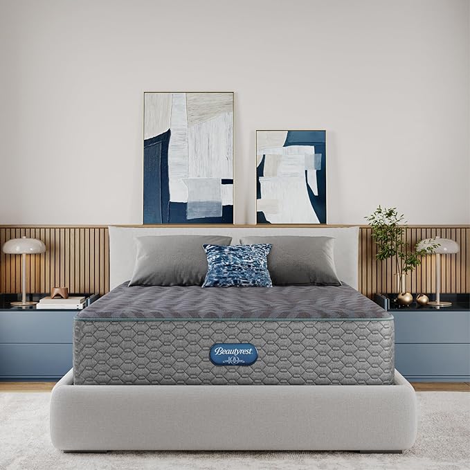 Beautyrest Days End Medium 14" Mattress - King - Cooling Tech, Supportive Durable Pocketed Coils, Pressure Relief, Motion Separation; 100 Night Sleep Trial and 10 Year Warranty