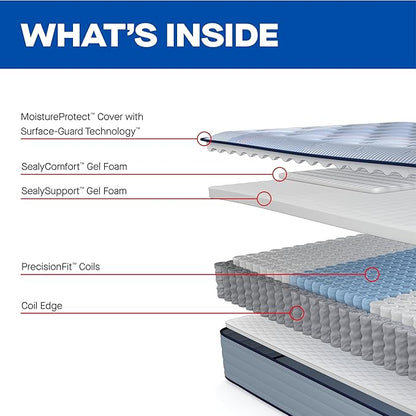 Sealy Posturepedic® Fayette 13" Firm Tight Top Innerspring Mattress - Twin Long