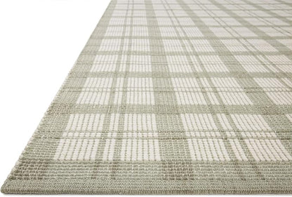 Loloi Magnolia Home by Joanna Gaines Ryder Collection RYD-01 Sage/Ivory 5'-0" x 7'-6" Area Rug
