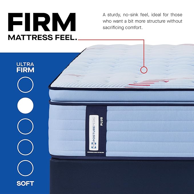 Sealy Posturepedic® Plus Glenshaw 15" Firm Pillowtop Innerspring Mattress - Full