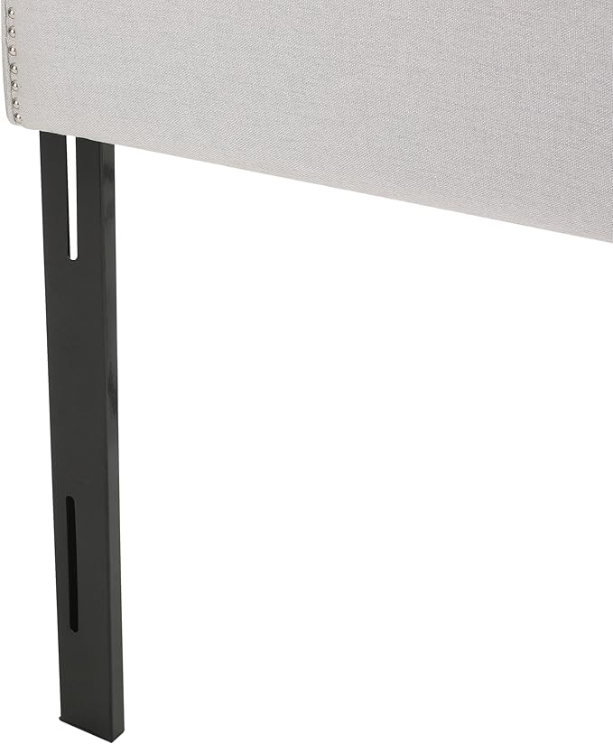 Christopher Knight Home Nora Headboard - Fully Upholstered, Queen / Full, Light Grey