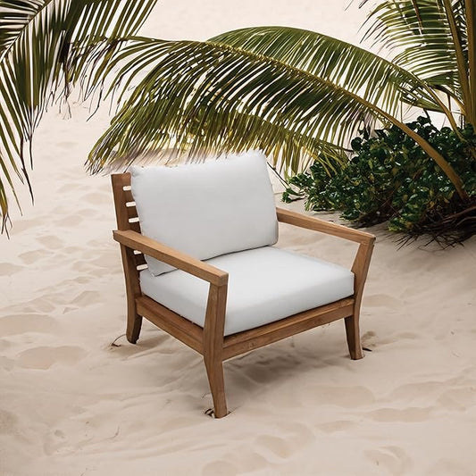 Tommy Bahama Deep Seating Lounge Cushion, 24" X 24" X 4", Bamboo Bay Cloud