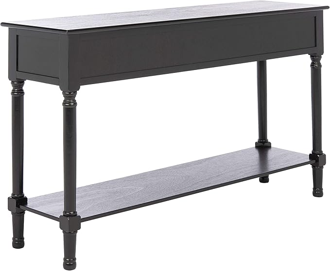 SAFAVIEH Home Collection Landers Black 3-Drawer Console Table CNS5711B