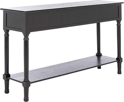 SAFAVIEH Home Collection Landers Black 3-Drawer Console Table CNS5711B